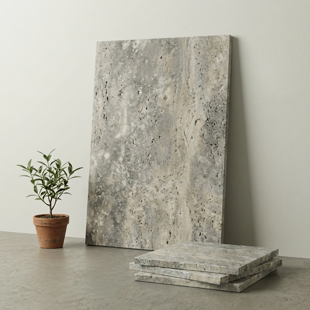 Silver Travertine
